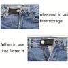 5pcs of pants extender buttons, multi-level Adjustment, unisex waist belt, for jeans skirts maternity use, DIY sewing supplies