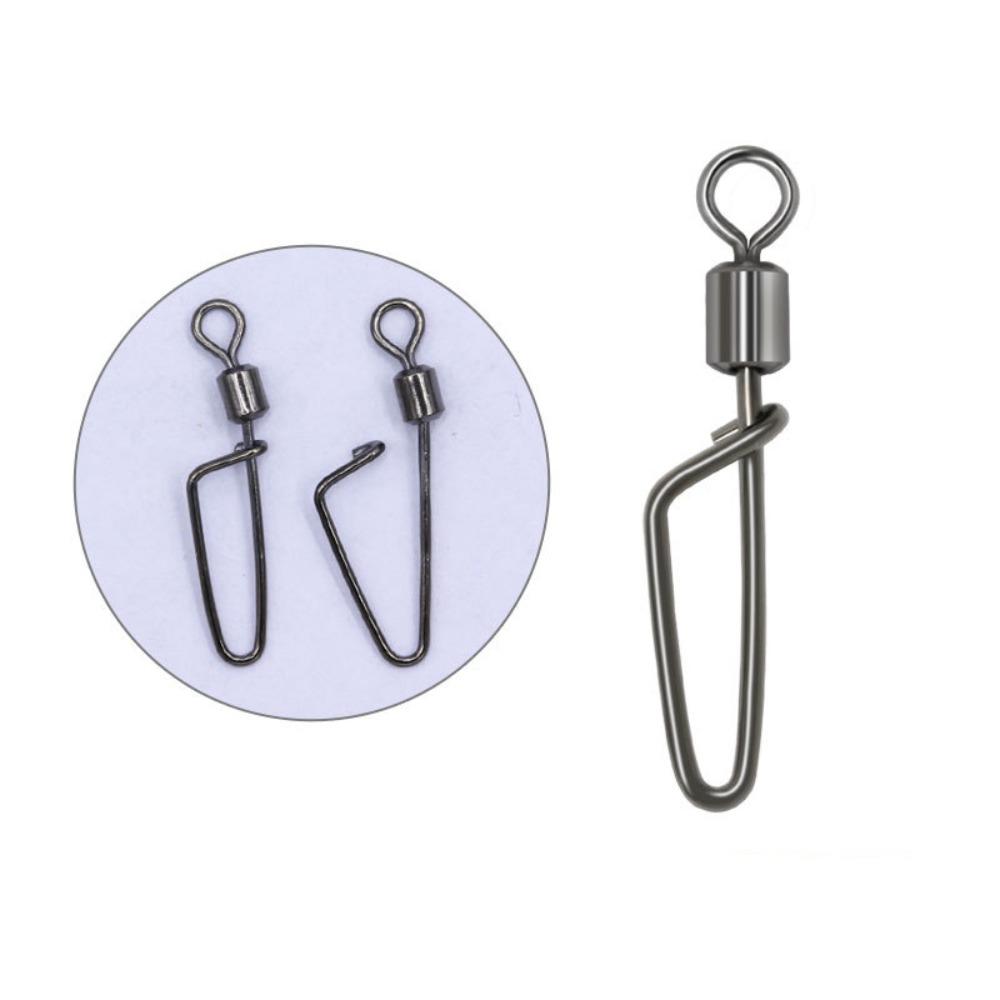 Fishing Rolling Swivels Snap T-Shaped Swivel Fishing Swivels Snap Fishing Connector Tackles