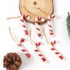 6Pcs Christmas Decoration Candy Cane Home Room Hanging Decor DIY Halloween New Year 2025 Navidad Wedding Decor Gift Accessories