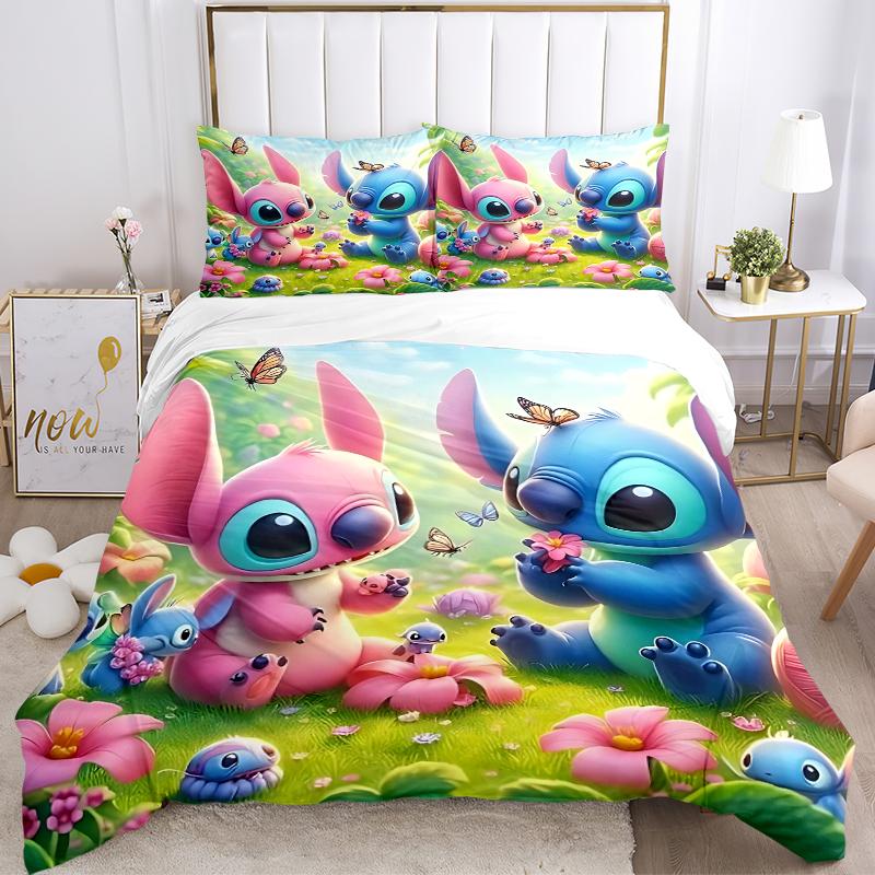 3Pcs Butterflies Stitch Garden Bedding Sets For All Sizes New 3D Printed Bed Cover Comforter Duvet Cover Pillowcase Bedroom Decoration