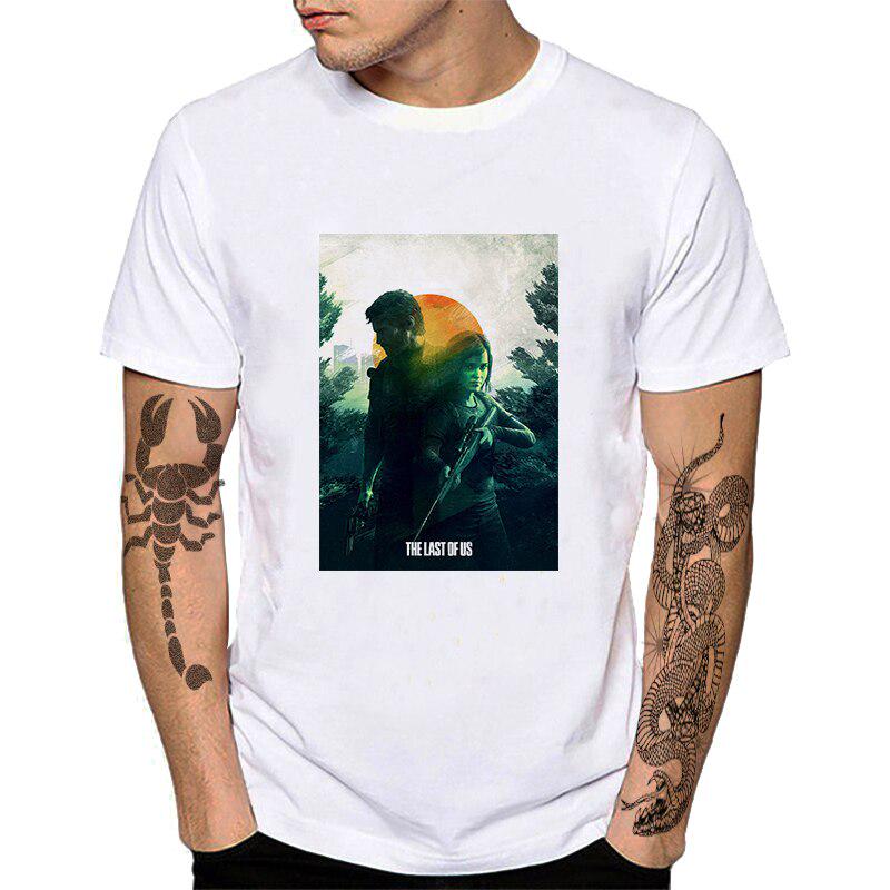 Футболка Last Of Us Part Ii Ellie S Tattoo Lou с принтом жирафа в стиле игры