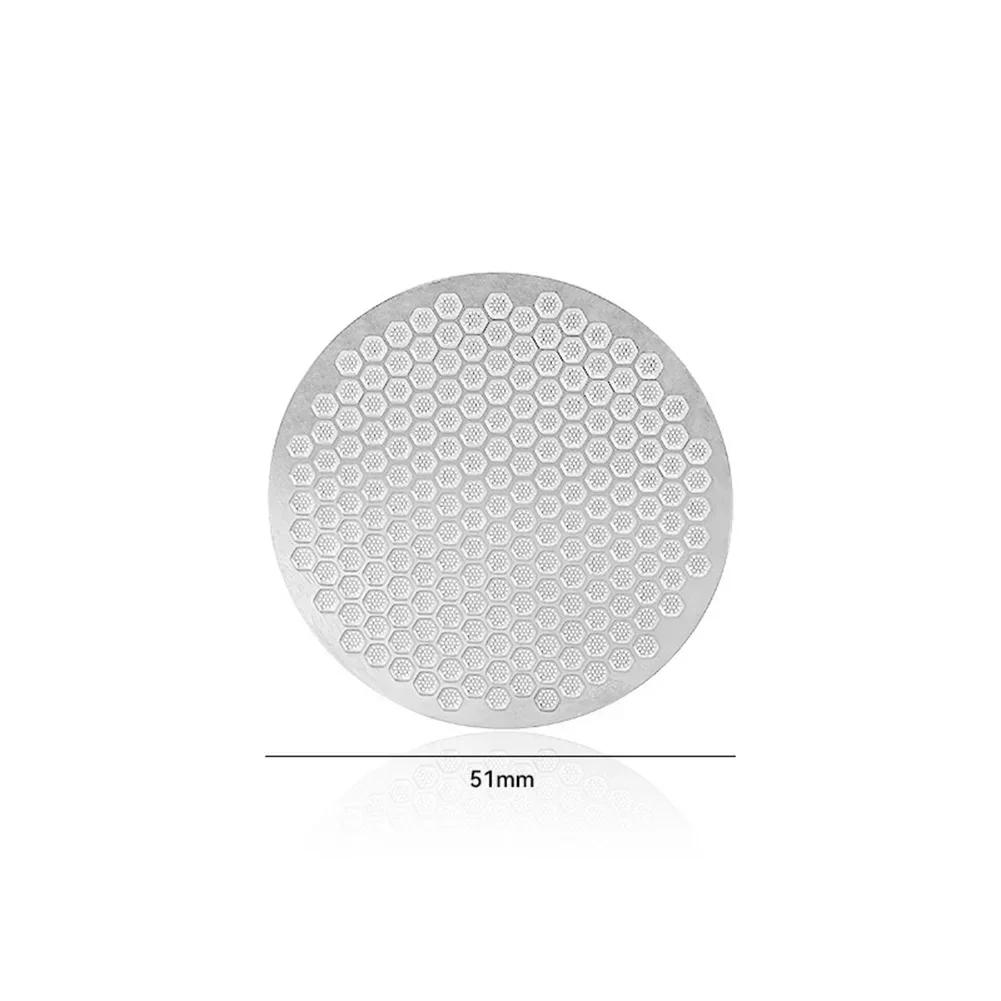 Антиокислительный фильтр-шайба для кофе, фильтр-двухслойный фильтр для эспрессо, многоразовый, серебристый, из нержавеющей стали