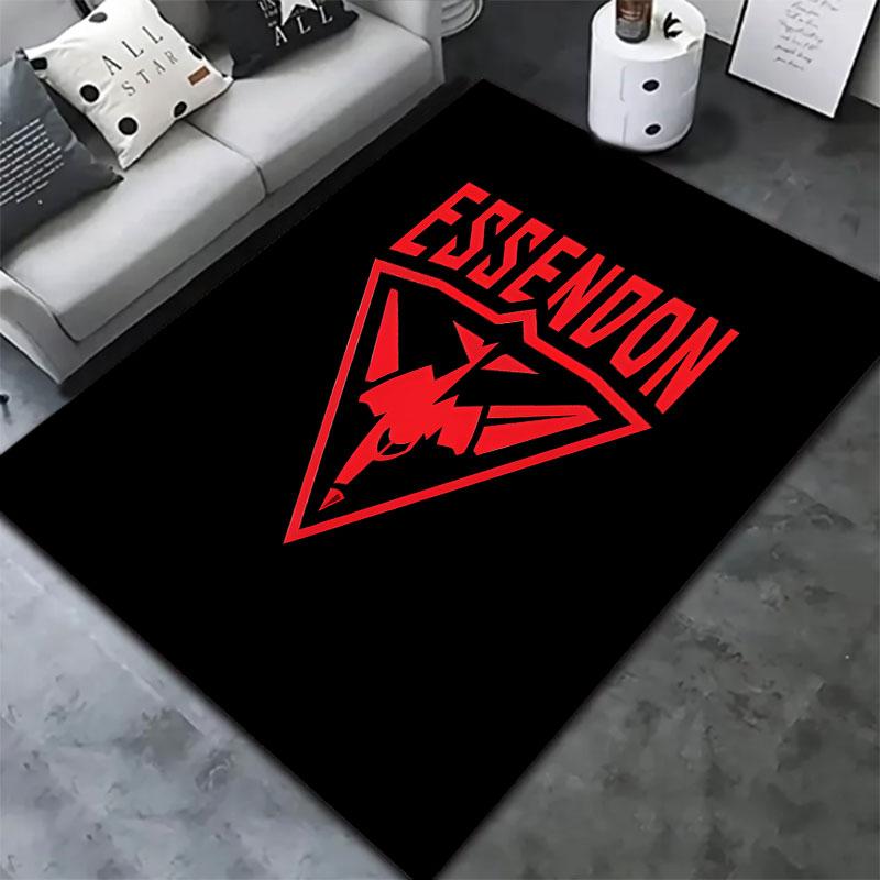 Essendon Football Club Carpet Rug for Living Room Bedroom Home Sofa Decoration,Kids play Non-slip Floor Mat