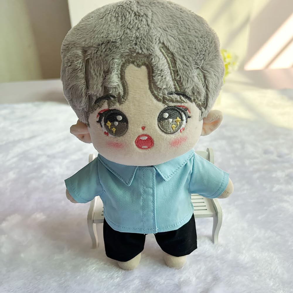 Nianyyhouse 10см 15см 20см мягкая одежда для животных, простая рубашка, рубашка, кукла из хлопка, аксессуары (а2, 10см)