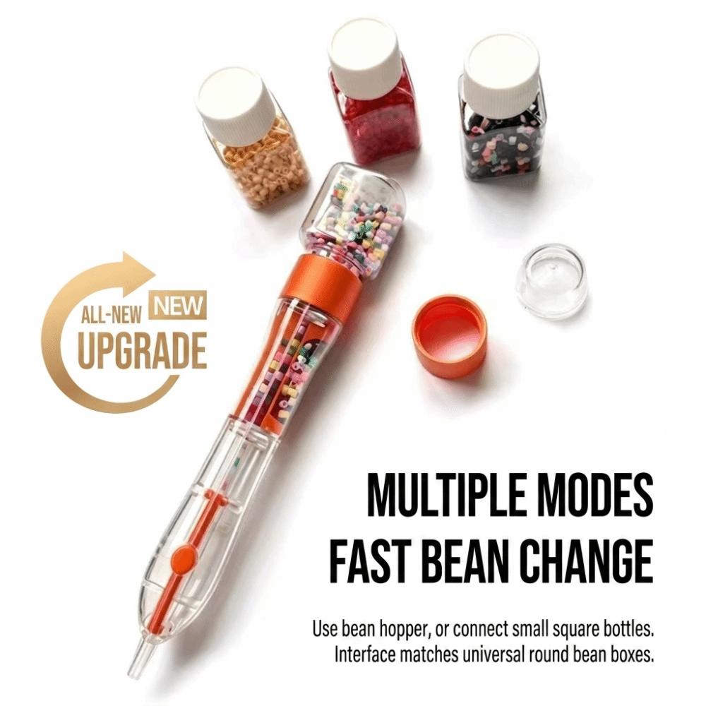 Transparent Body Automatic Fuse Bead Pen Ergonomic Grip Fuse Beads Pen Perler Beads