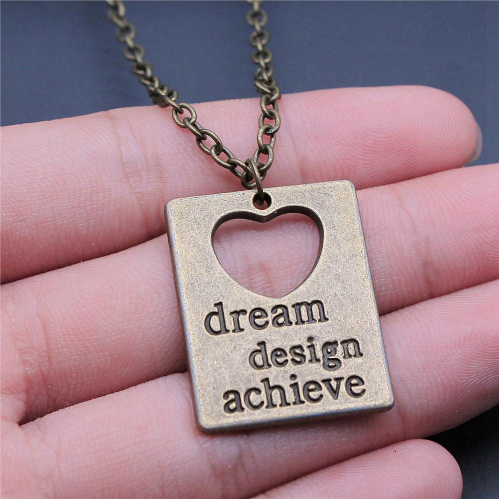 Любовь Сердце Мир 45 см или 70 см Длинная Цепочка Ожерелье Женские Украшения Юбилей Новые Находки и Компоненты