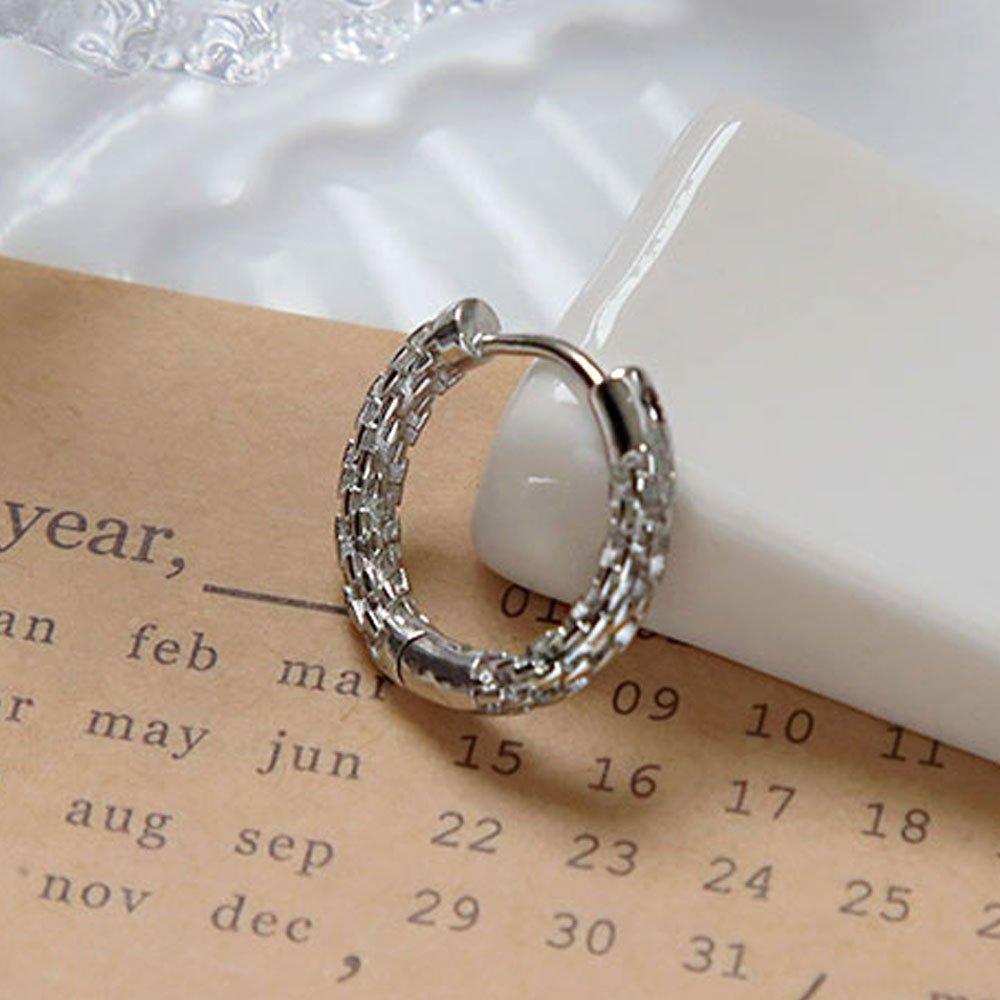 [1+1] Fashion Piercing Mosaic Ring (Single Side Sold)