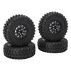 RC Car Tires Rubber Sturdy Remote Control Pickup Truck Wheel Tires Replacement for MN82