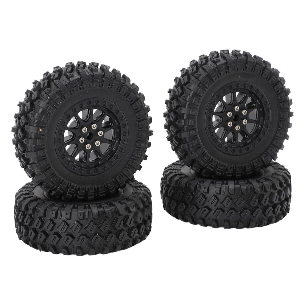 RC Car Tires Rubber Sturdy Remote Control Pickup Truck Wheel Tires Replacement for MN82