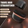 Мини выпрямитель-щетка для волос, перезаряжаемый, портативный, 3 режима температуры, для всех типов волос, быстрый нагрев, защита от ожогов, горячая расческа, удобен для путешествий