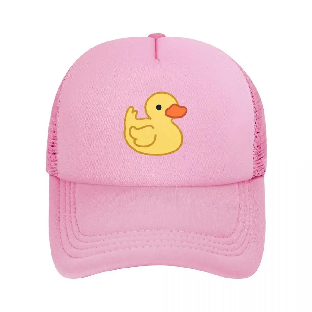 Милые Резиновые Утки Сетчатые Бейсболки Snapback Модные Бейсболки Дышащие Повседневные Кепки Для Улицы Для Унисекс И Женщин