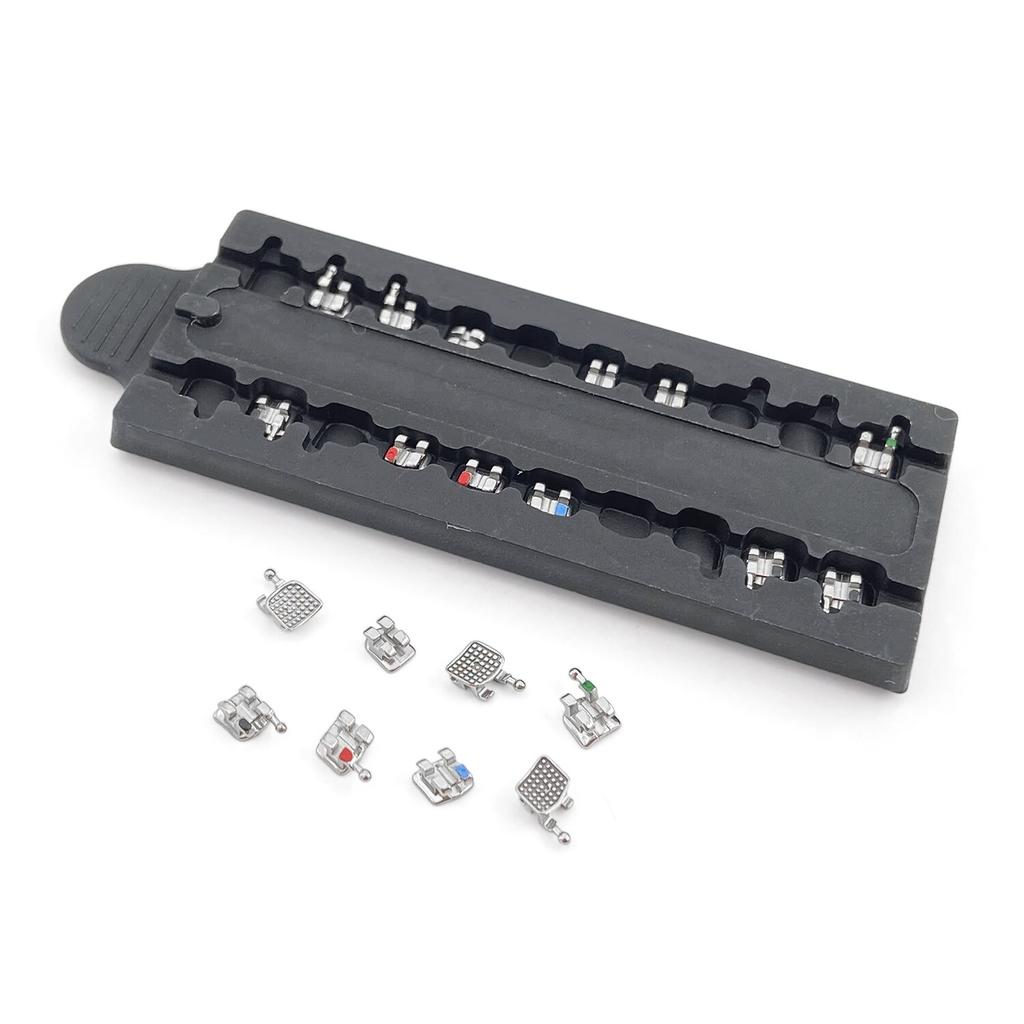 Стоматологические ортодонтические брекеты металлические Geousis Mini Roth/MBT 022/018 345 крючки MIM моноблок для зубов стоматологические материалы