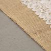 30X180Cm мешковина кружева настольная дорожка натуральный джут деревенский свадебный декор
