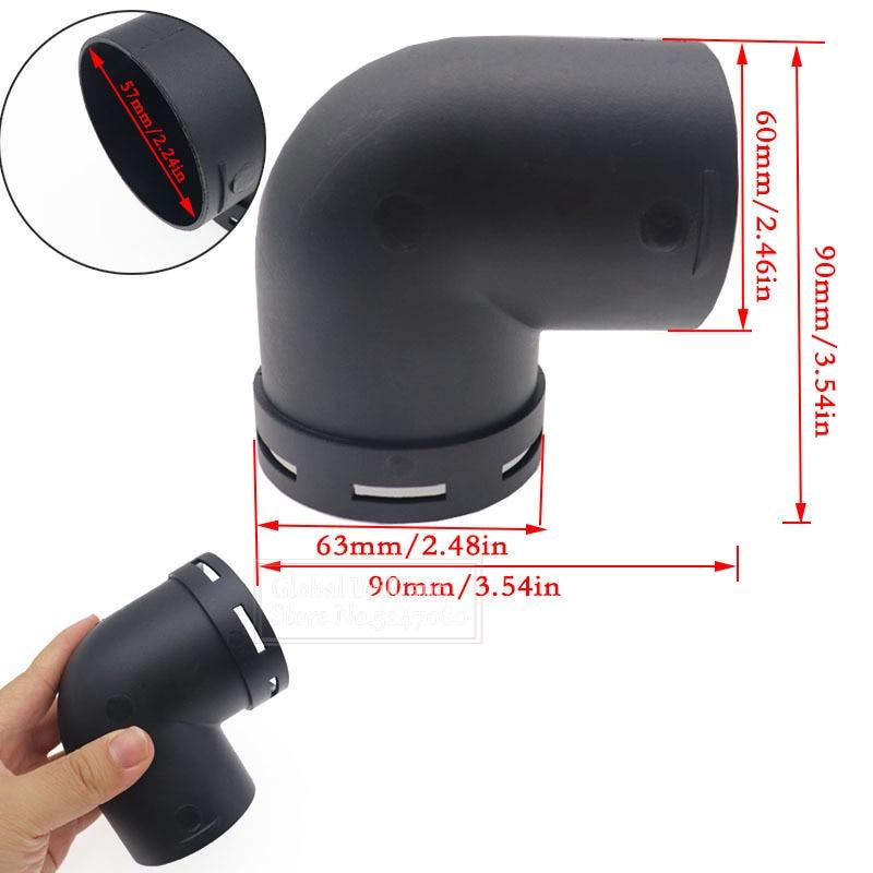 60 мм 75 мм автомобильный L воздуховод воздуховода коленчатый соединитель столярный соединитель для Webasto Eberspaecher дизельный парковочный обогреватель аксессуар