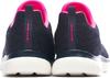Skechers Leopard Spot navy/hot pink sneakers (149037-NVHP)