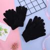 1 пара детских перчаток с полными пальцами, моющиеся, удобные в носке, эластичные, ветрозащитные, акриловые, термоперчатки для улицы