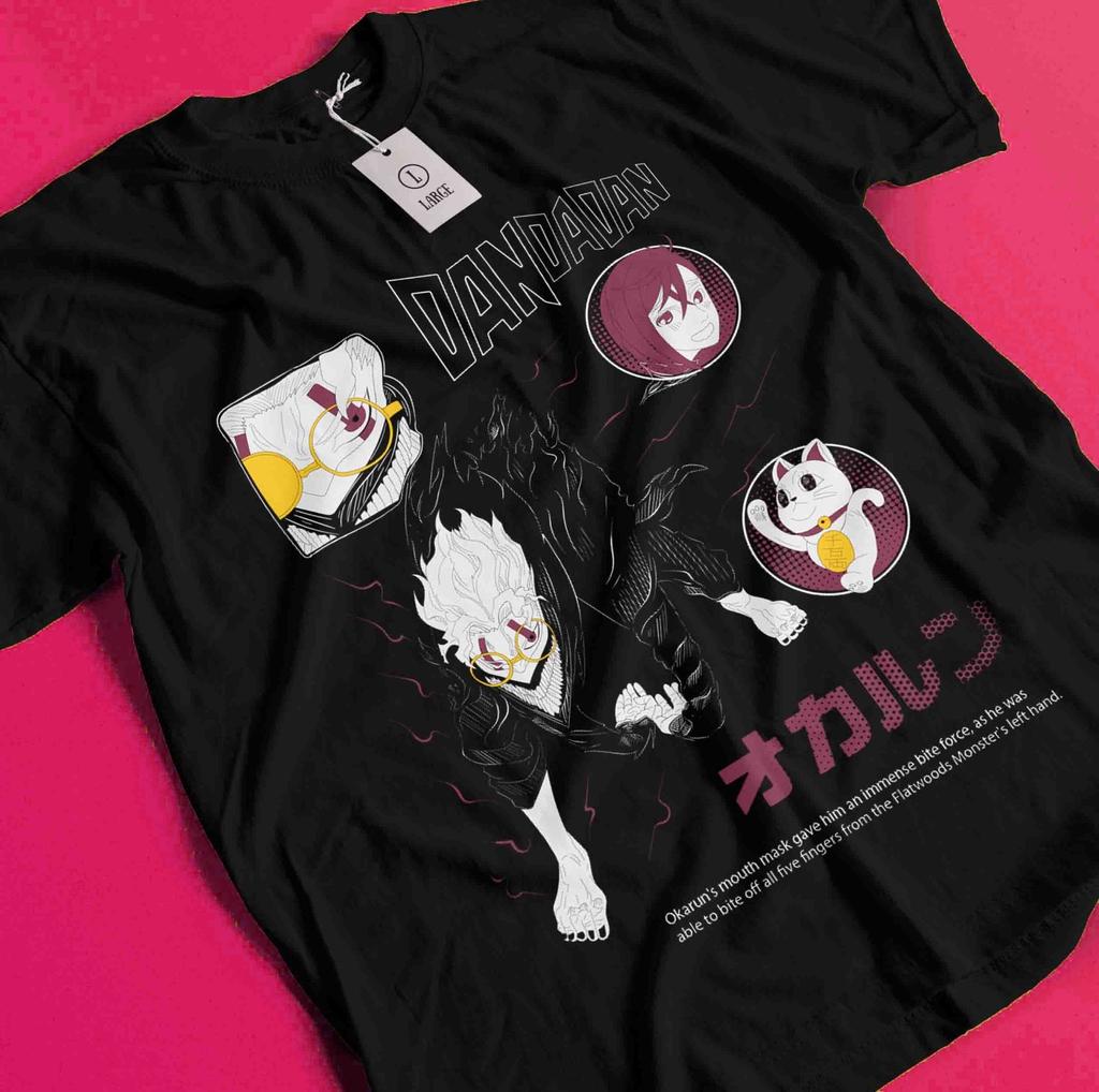 Dan Da Dan T-Shirt Okarun Shirt Momo Ayase Tshirt Ken Tee Turbo Jin Aira Seiko BB739