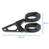 For BMW K Series K100 K75 42MM-43MM Motorcycle Headlight Mount Bracket Cafe Racer Front Fork Tubes Mount Round Aluminum Black