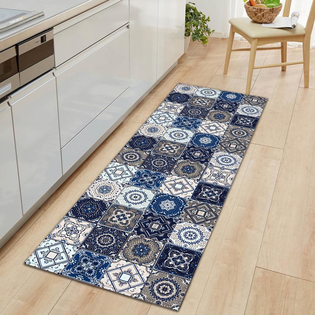 Geometry Print Kitchen Mat for Floor Bath Room Decor Bedroom Nordic Rug Anti-slip Carpets Hallway Door Entrance Bedroom Area Rug