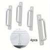 4pcs Sliding Barn Door Handle Pull Wood Door Handle Furniture Hardware Aluminum Cabinet Cupboard Interior Balcony Door Pull