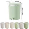 652F User Friendly Foot Pedal Garbage Can, and Aesthetic Step Trash Can, Fit Well in Multiple Locations Garbage Bin
