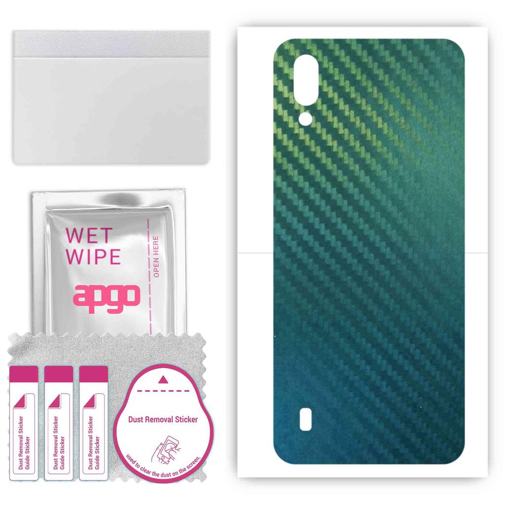 apgo Защитная наклейка на заднюю панель, совместимая с ZTE Blade A51 Lite, пленка для обертывания, фольга, винил - Pattern Carbon Chameleon CAKA1