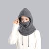Однотонная маска-капюшон, шапки-бини из поларфлиса для походов и велоспорта, повседневная флисовая балаклава, шапка, женская