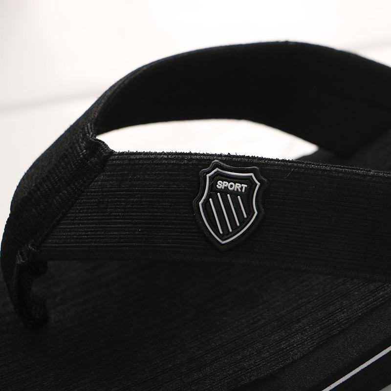 Мужские летние шлепанцы, пляжные сандалии, Нескользящие домашние и уличные повседневные туфли на плоской подошве, домашние тапочки высокого качества для мужчин