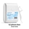 Mint Double-Line Floss Sticks, 52 Pieces, Portable Floss Container, PP Material, Suitable for Oral Care