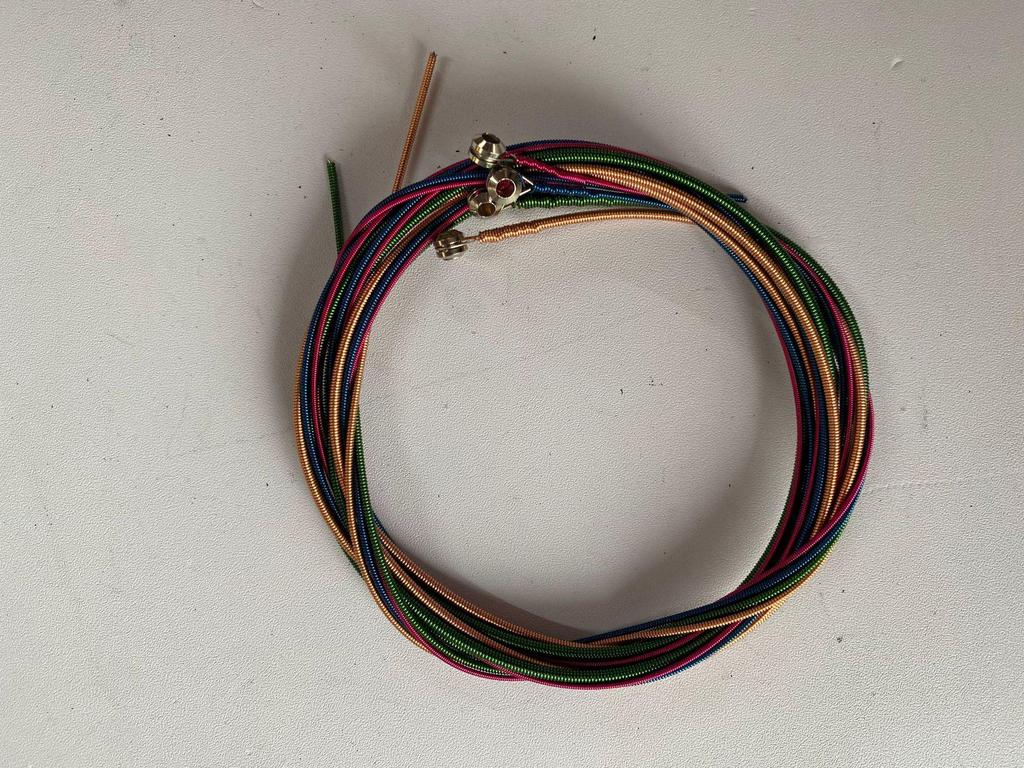 Electric Bass Steel Strings - Colored 4-String Set for Musical Instruments