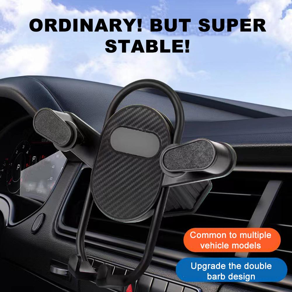 2023 Новый гравитационный двухколесный двухпоколенческий телефон с выходом воздуха GPS для автомобильной подставки для телефона с поддержкой Mobi Y1C6