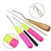 5Pcs/Set Braid Craft Carpets Wigs Knitting Latch Crochet Hair Weave Needle Hair Extensions Hook