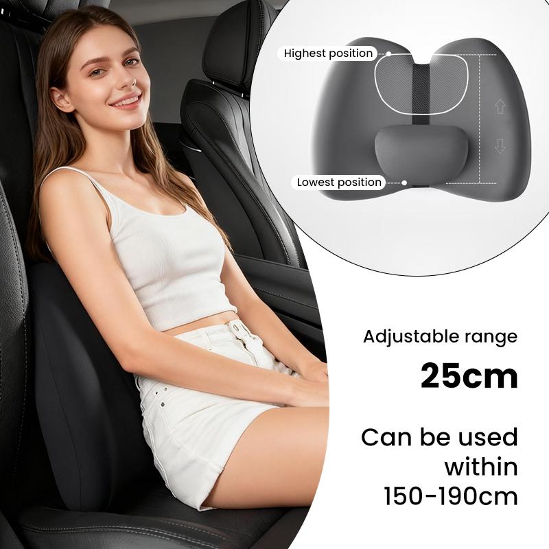 Car Waist Cushion Ergonomic Back Support Cushion Premium Lumbar Pillow Comfortable Breathable Lumbar Pad for Office Chair Car