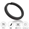 [AutCreation] титановое кольцо для ключей, брелок, легкий брелок, внешний диаметр 10 мм/15 мм/20 мм/25 мм/30 мм, черный (25мм)