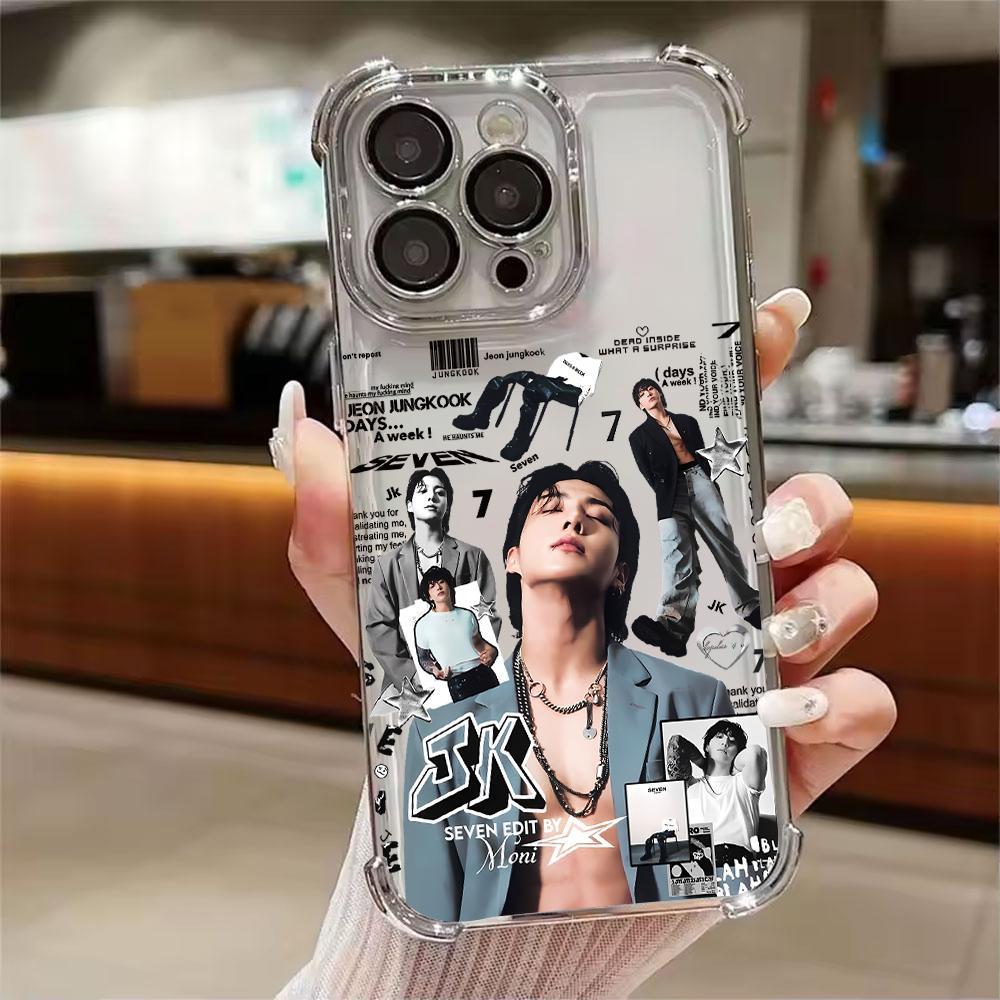 Чехол для телефона с покрытием Euphoria J-JungkookS для Samsung S26 S25 S24 S23 S22 S21 S20 FE Note20 Edge Plus Ultra 4G 5G Защита от падения Подушка безопасности