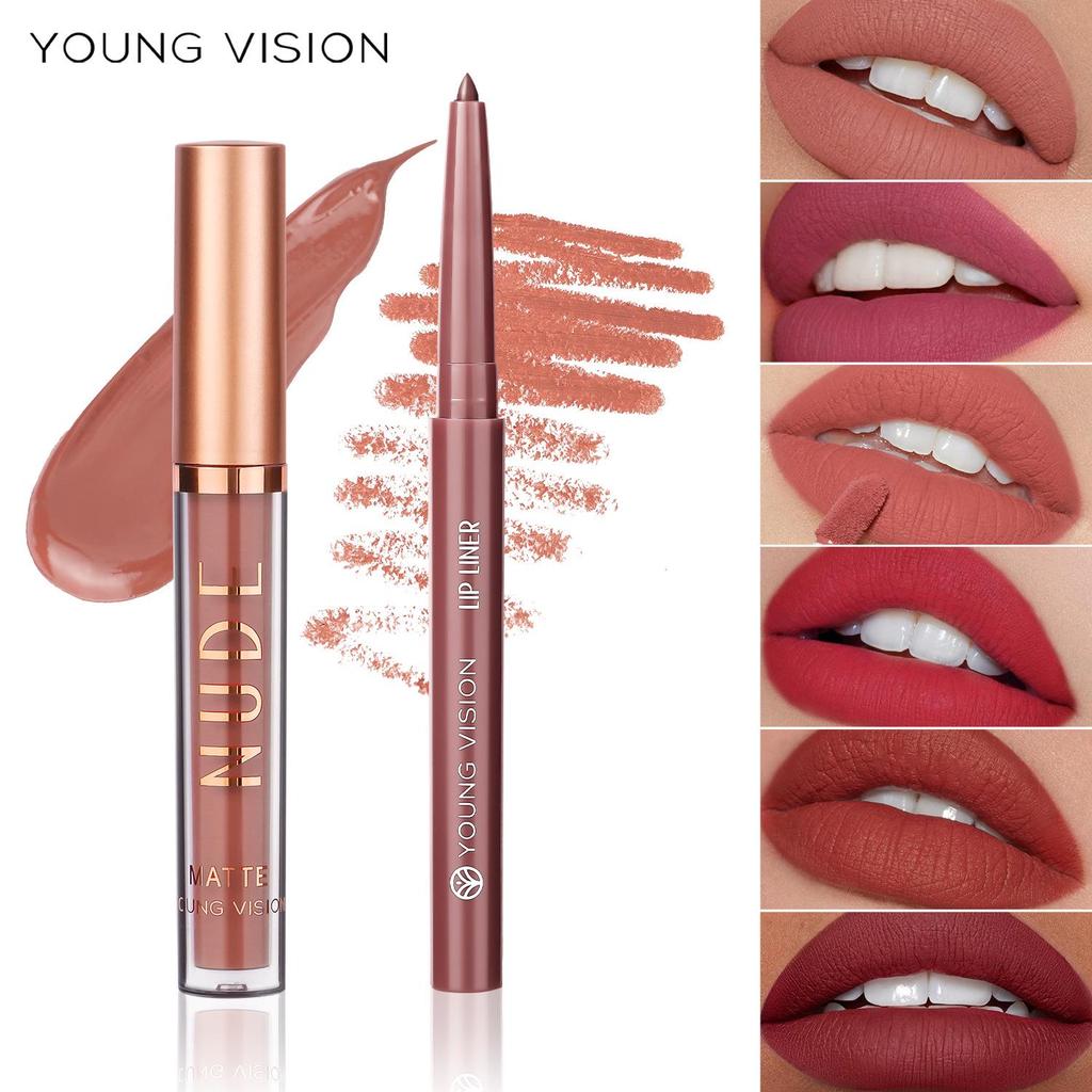 Набор из 2 предметов: блеск для губ и карандаш Young Vision