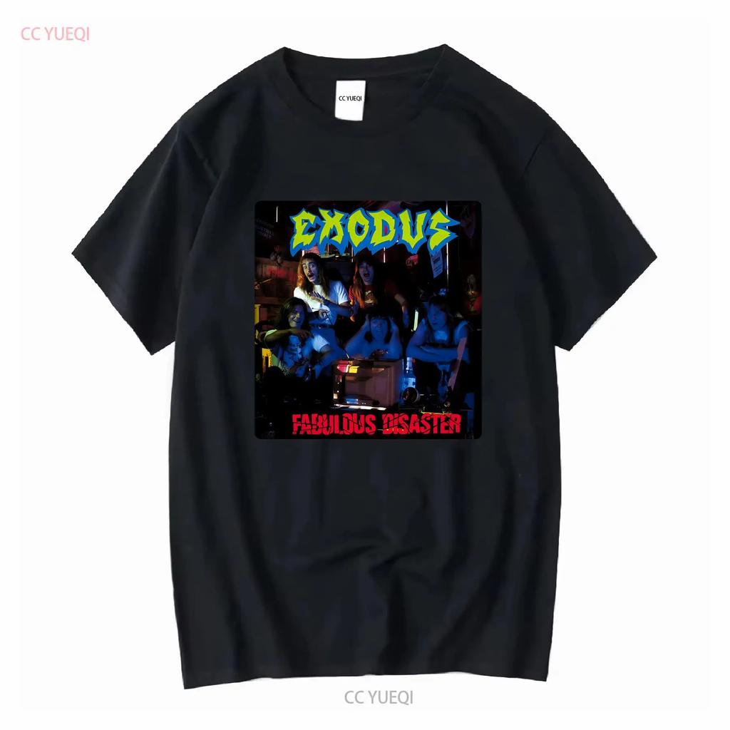 Limited NWT Exodus Fabulous Disaster American Extreme Metal Rock T Shirt S 4XL long or short sleeves vintage Washed fashion