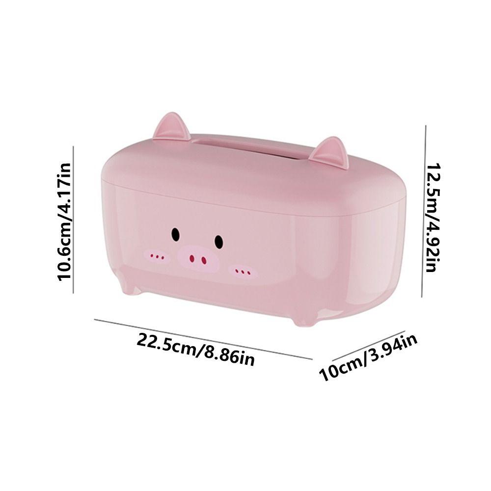 Decorative Cute Tissue Box Non-slip Paper Towel Holder Desktop Tissue Case  Living Room
