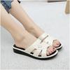 Slippers Women Summer Outer Soft Bottom Fashion All-match Home Thick Bottom Anti-slip Bath Middle-aged Ladies Sandals