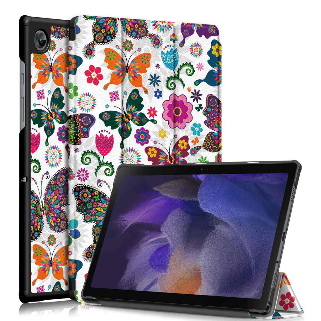 Case For Samsung Galaxy Tab A8 2021 PU Flip Tri-Fold Magnetic PU Leather Stand Cover For Samsung Tab A8 10.5 SM-X200/SM-X205 Tablet Case Funda