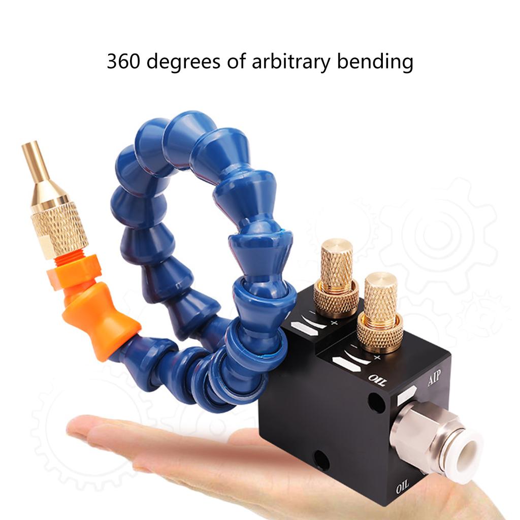 Система распыления СОЖ, распылитель для охлаждения при резке металла, гравировке, для станка с пневмотрубкой, токарного, фрезерного, сверлильного