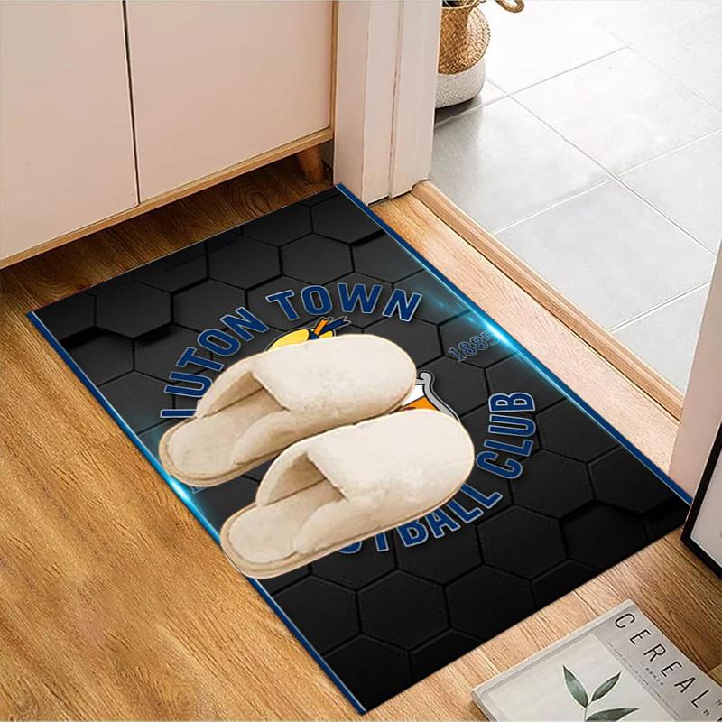 Town Football Club Printed Office Carpet Chair Cushion Entryway Rug, Rugs for Living Room, Bedroom Christmas gifts