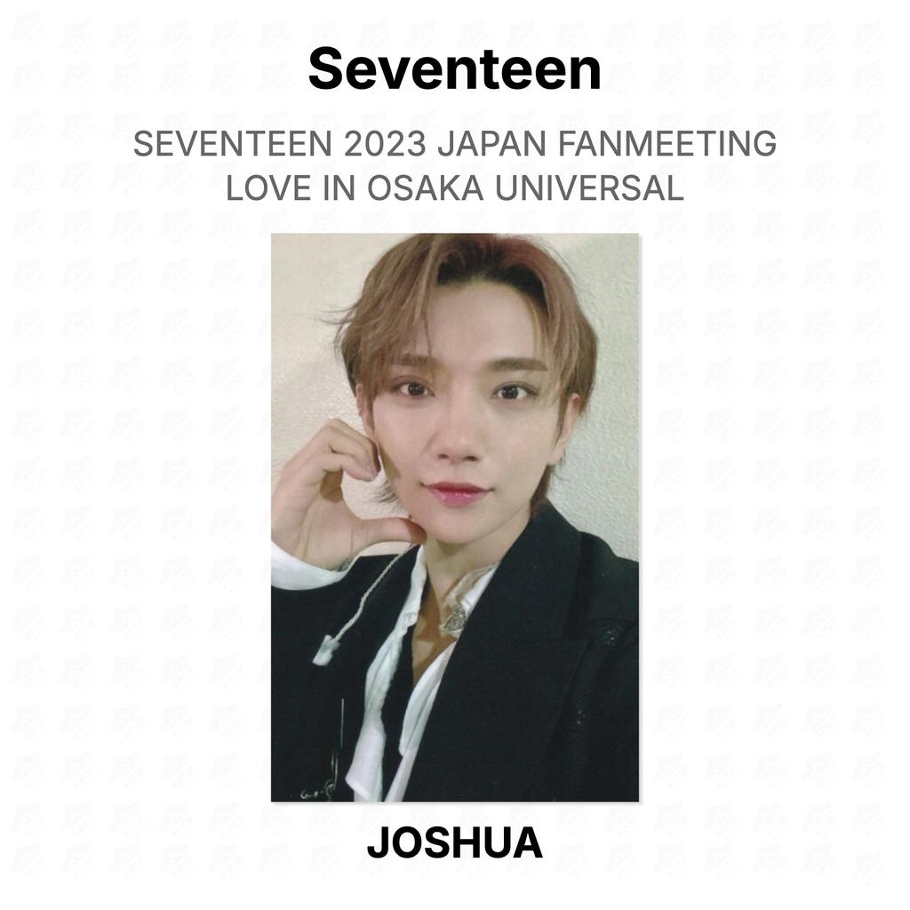 Seventeen 2023 ЯПОНИЯ ФАН-ВСТРЕЧА LOVE IN OSAKA UNIVERSAL Официальная фотокарточка