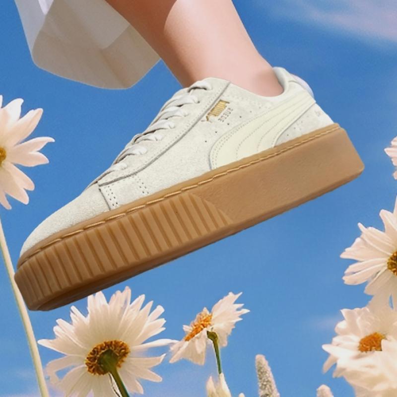 Puma Suede Platform Mardi Mercredi  Alpine Snow 