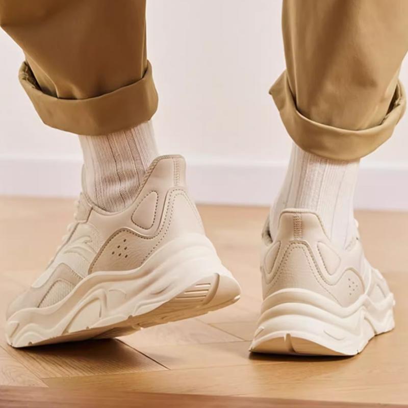 Anta Little Millennium Non-Slip Wear-Resistant Low-Top Casual Shoes Men Shoes Gray White 912348826-1