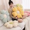 Cushion Pillow Comfortable Decorative Good Elasticity Unique Flower Plush Pillow Sofa Floor Cushion Household Supplies