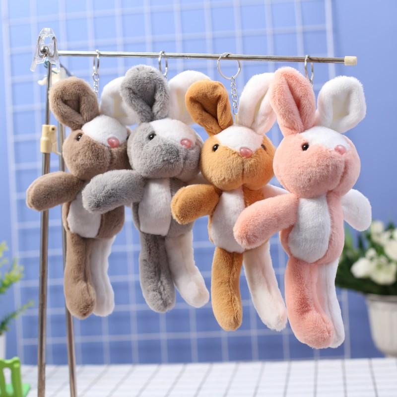 Альпака Маленький Подвеска Плюшевая Игрушка Милый Брелок для Сумки Кукла Украшения Верблюд Лошадь Халат Медведь