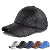 High Quality Classic Fake Crocodile PU Baseball Cap Solid Leather Fashion Snapback Hat Skull Cap For Unisex Women Hip-hop Hat Gorra