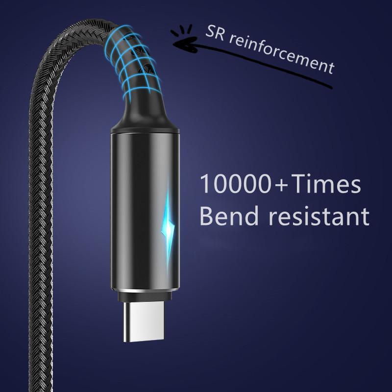 5A Super Fast Charging Cable USB Type C Cable USB C Charger Cord For iPhone 15 Pro Max Xiaomi Realme Honor Huawei Poco Oneplus