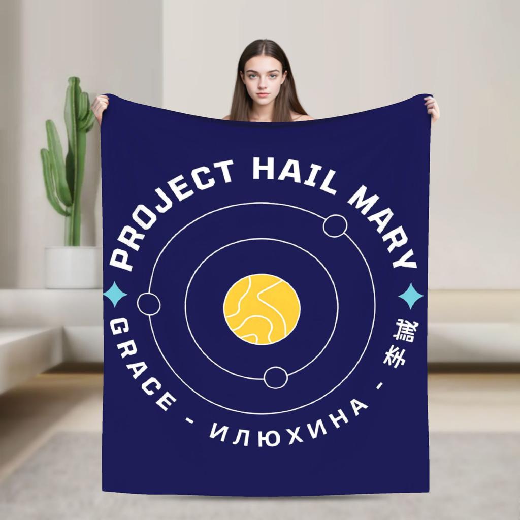 Ryland Grace Project Hail Mary Fan Concept Art Blankets Cozy Throw Blanket Spring Adults Girls Outdoor Picnic Bedspread